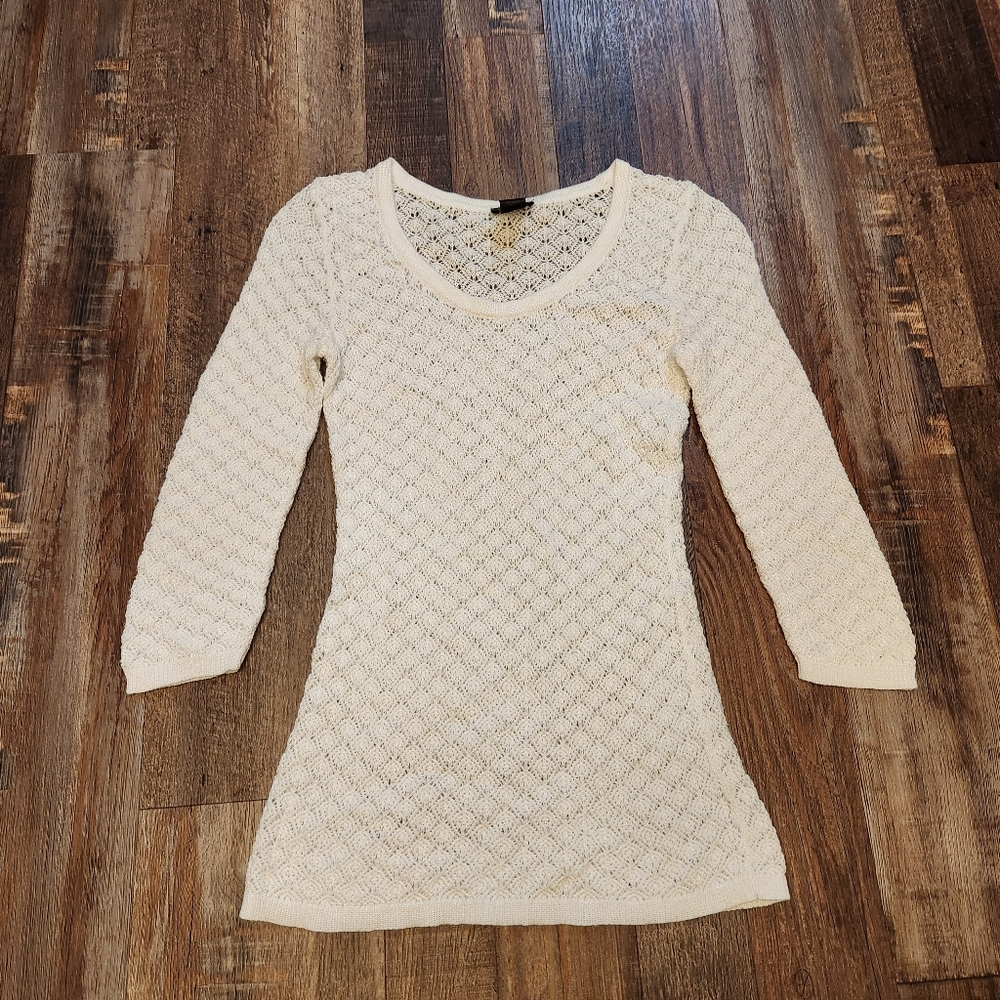 Ann Taylor Crochet Sweater